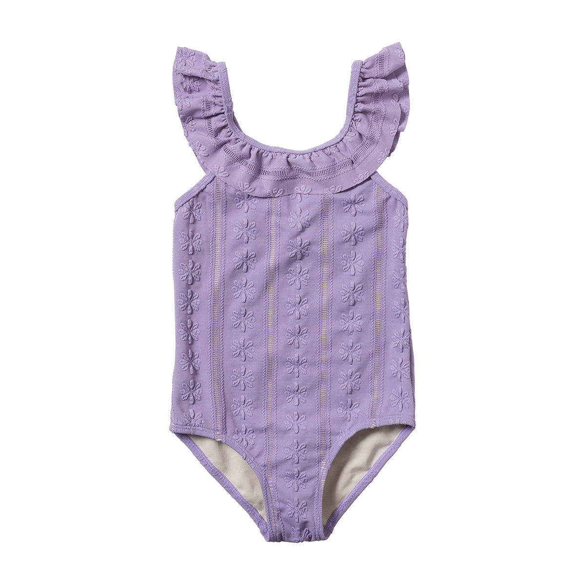 Salted Stories - swimsuit Anglaise Sofia - bright lilac