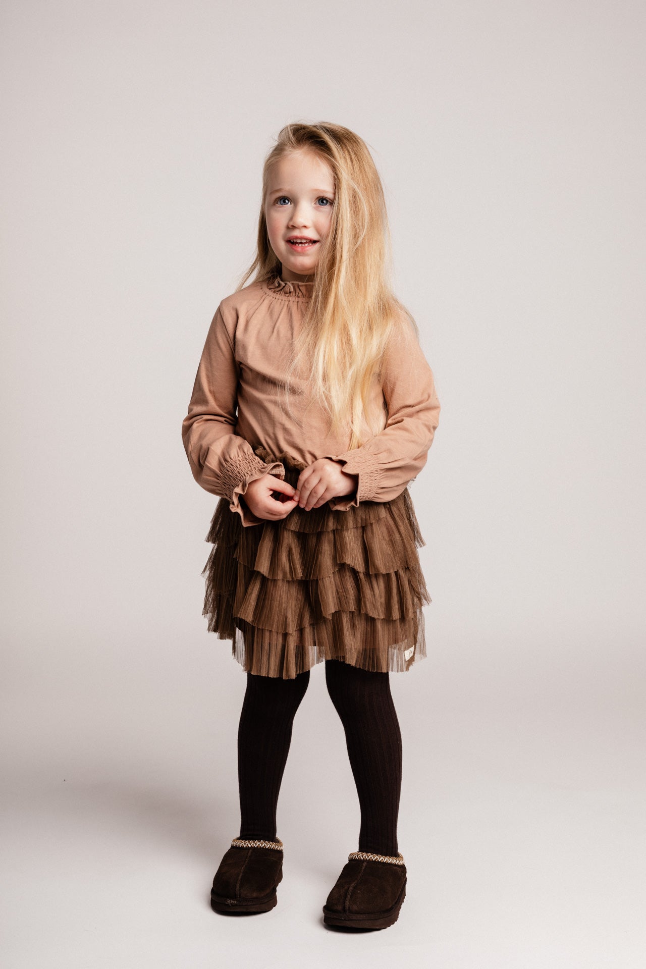 Baje Studio - skirt Novai - brown cacao