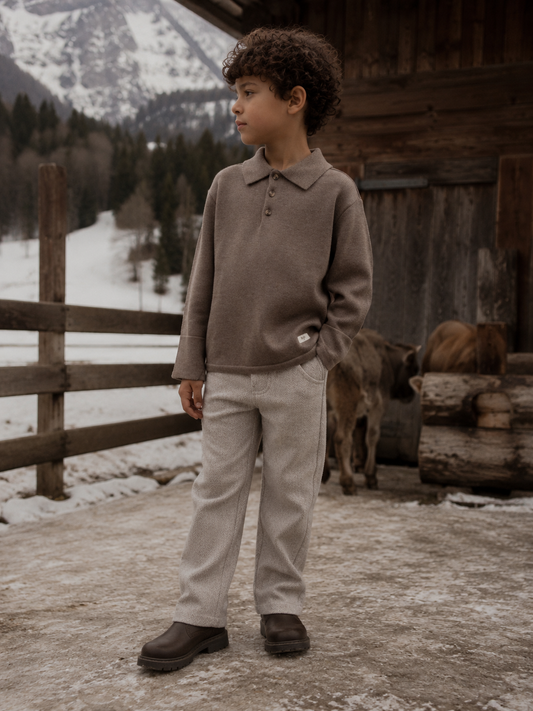 Baje Studio - polo Evans - taupe