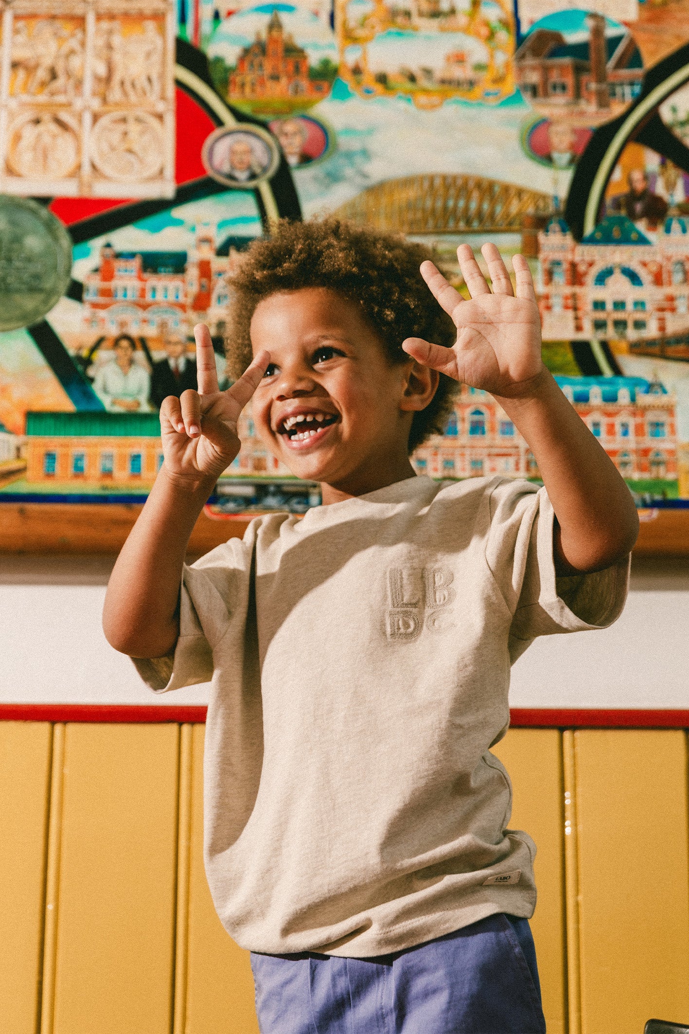 LABO - T-shirt Bari - vanilla melee