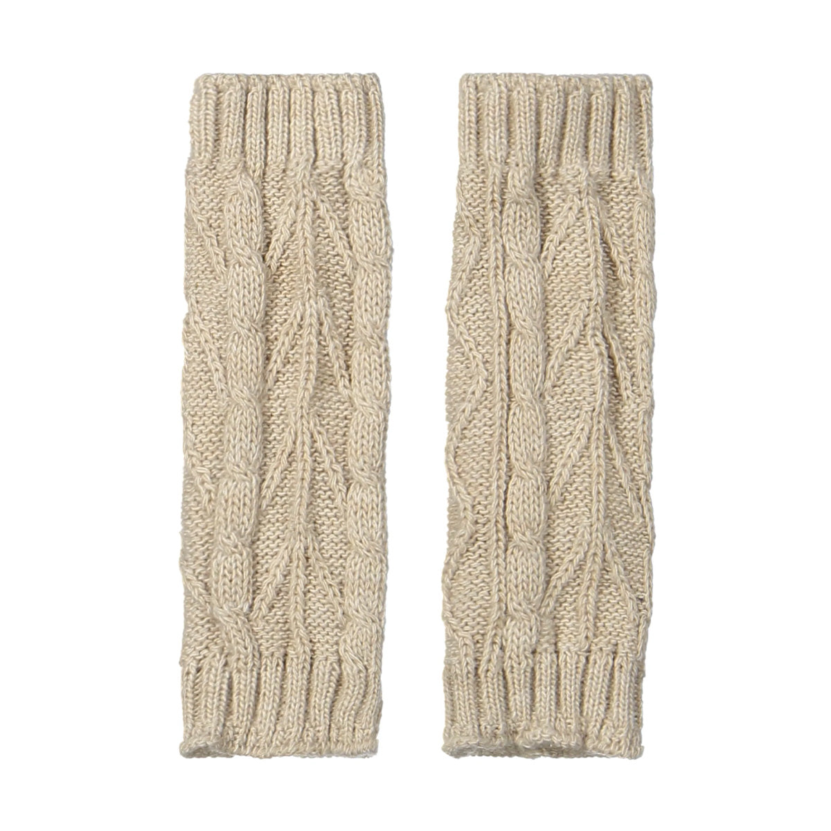 Two You Label - knitted legwarmer - oat