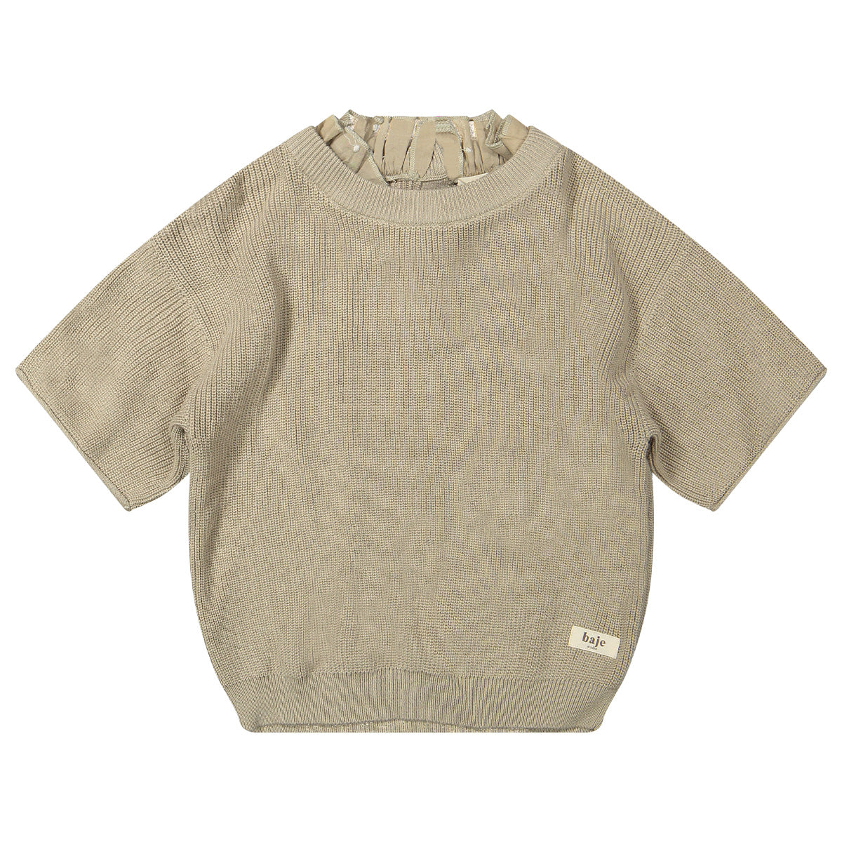 Baje Studio - knitted top Beja - taupe clay