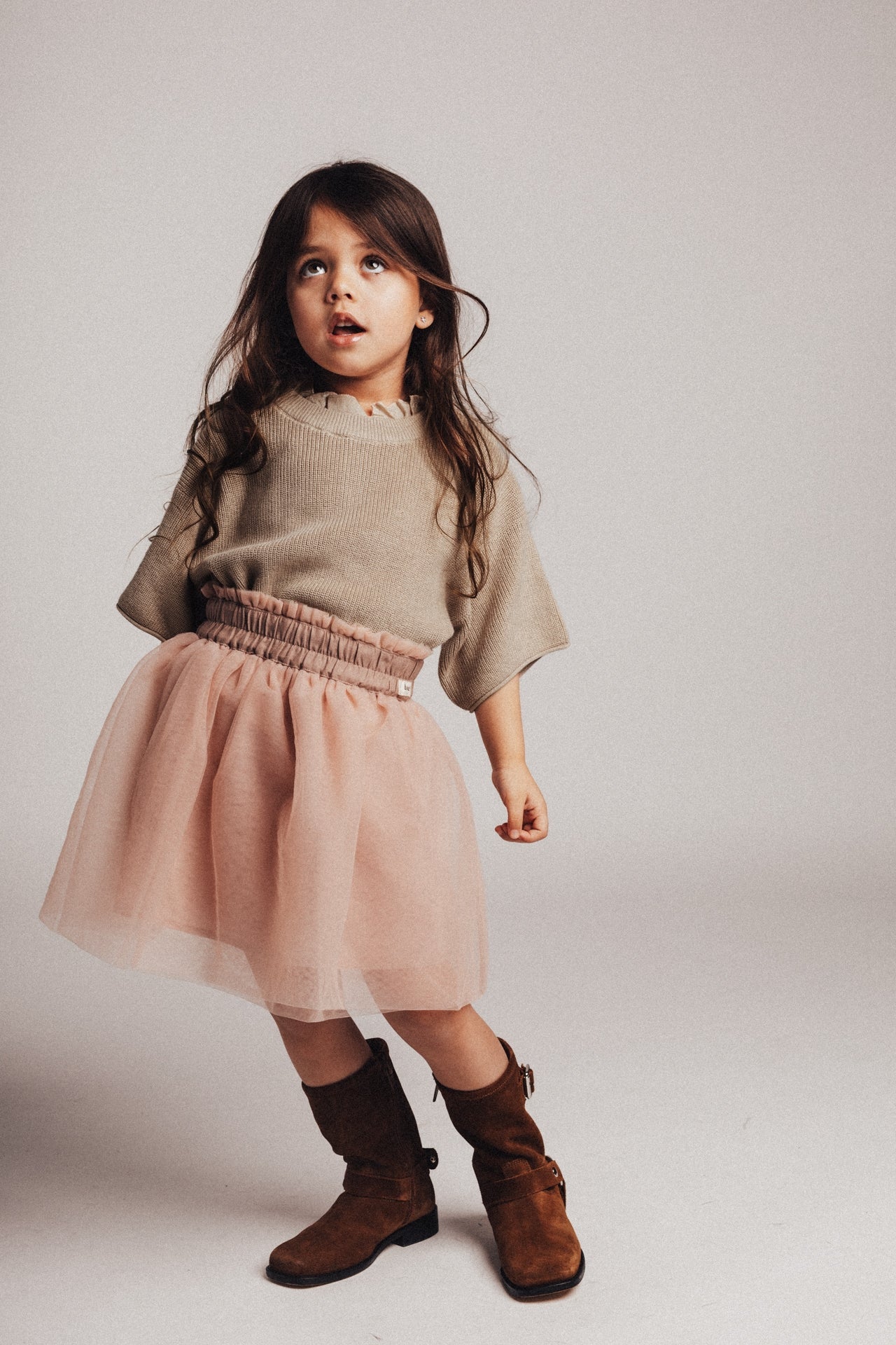 Baje Studio - knitted top Beja - taupe clay