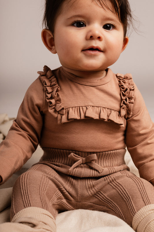 Baje Studio - bodysuit Bienne - peach almond