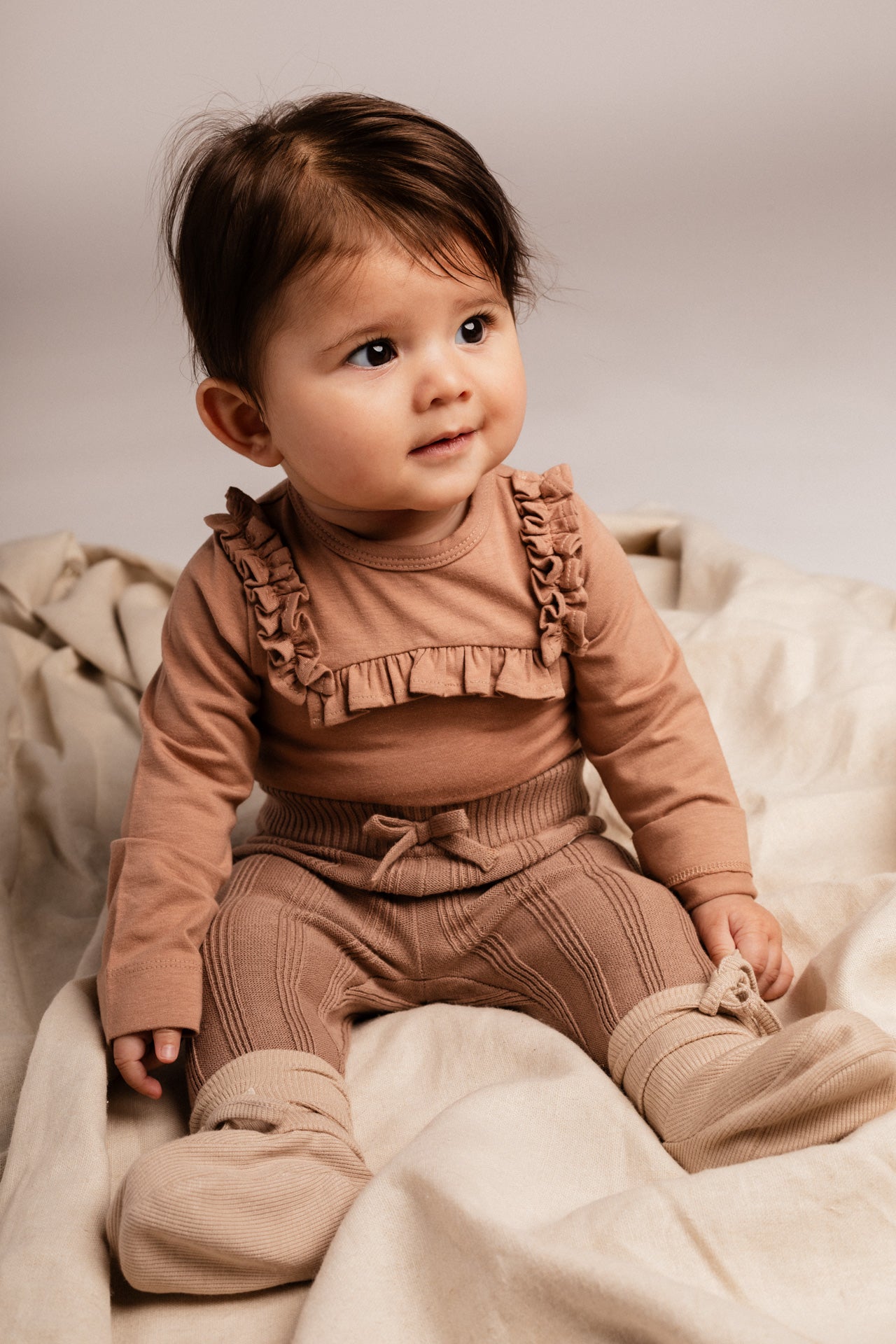 Baje Studio - bodysuit Bienne - peach almond