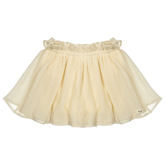 Baje Studio - crincle woven skirt Birre - crème oat