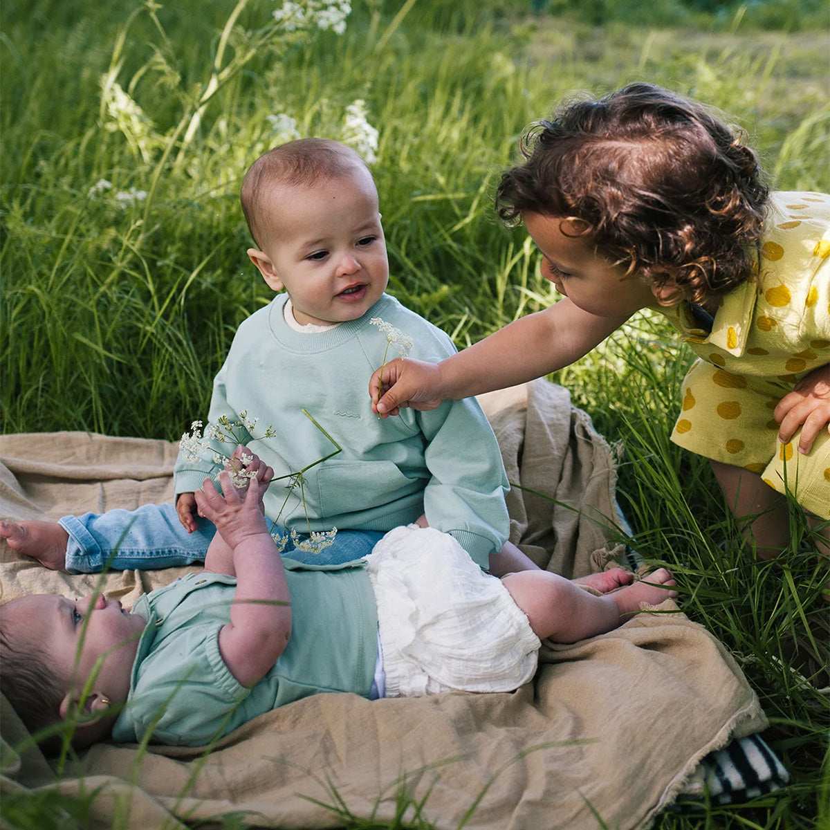 Riffle Amsterdam - bloomer - woven white embroidery