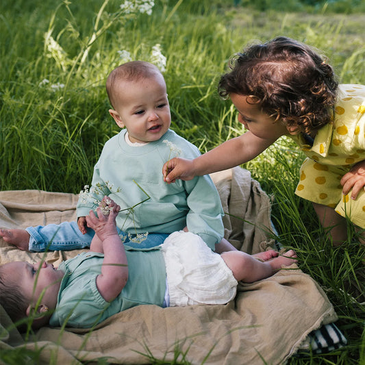 Riffle Amsterdam - bloomer - woven white embroidery