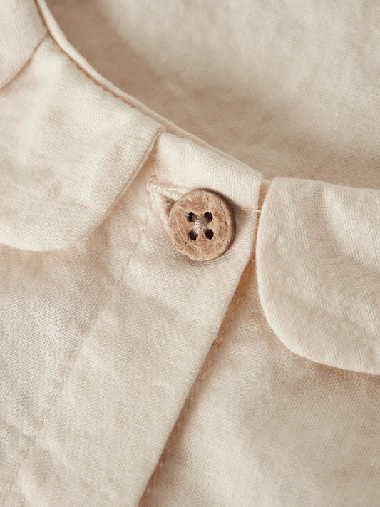 Lil'Atelier - woven blouse - turtledove