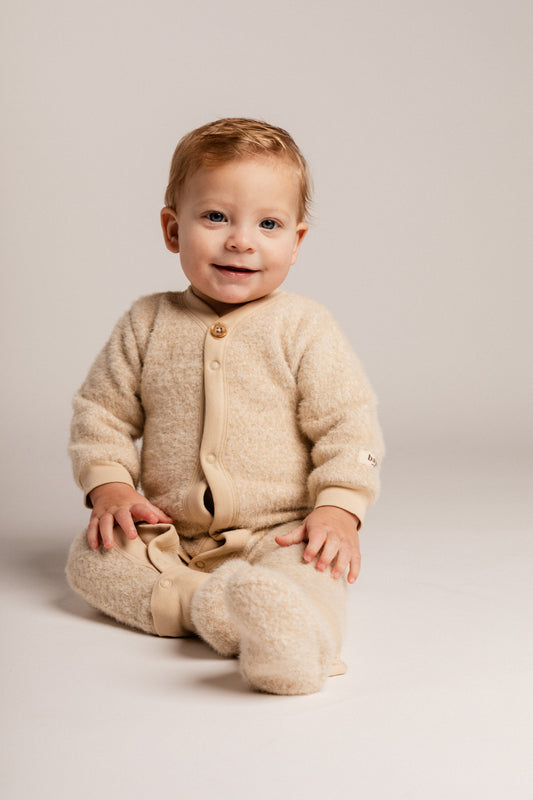 Baje Studio - wool jumpsuit Boudry - sand desert