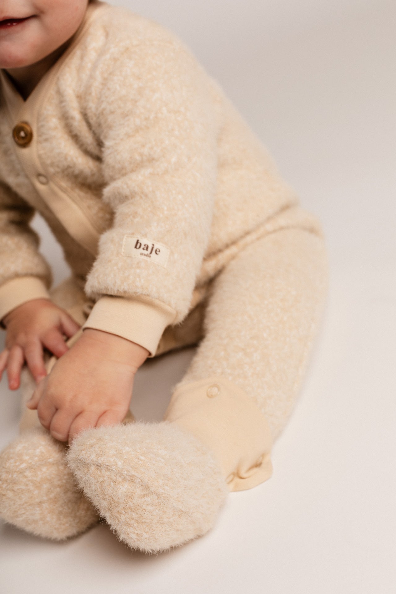 COMING SOON' Baje Studio - wool jumpsuit Boudry - sand desert