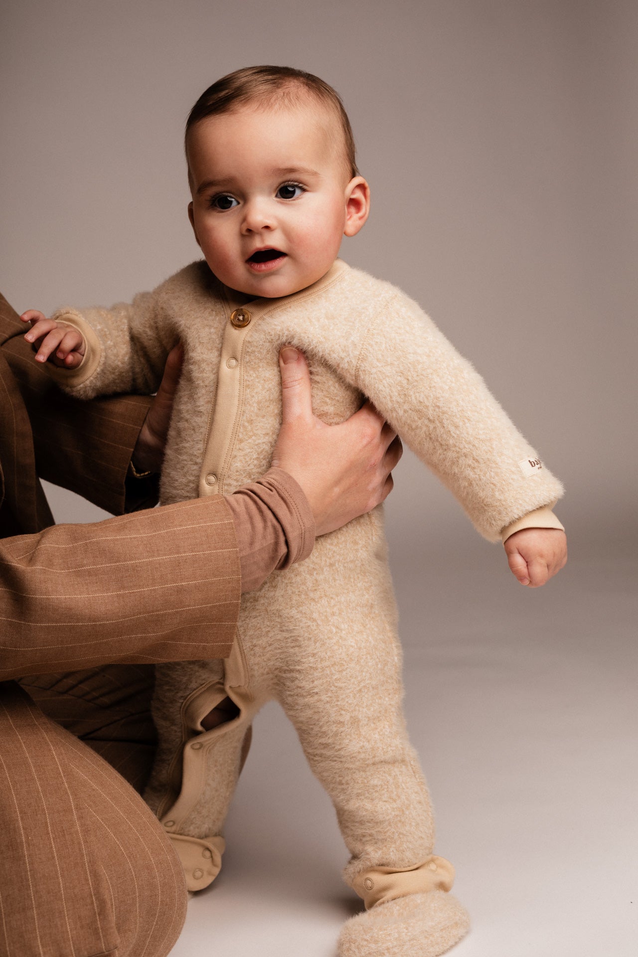 COMING SOON' Baje Studio - wool jumpsuit Boudry - sand desert