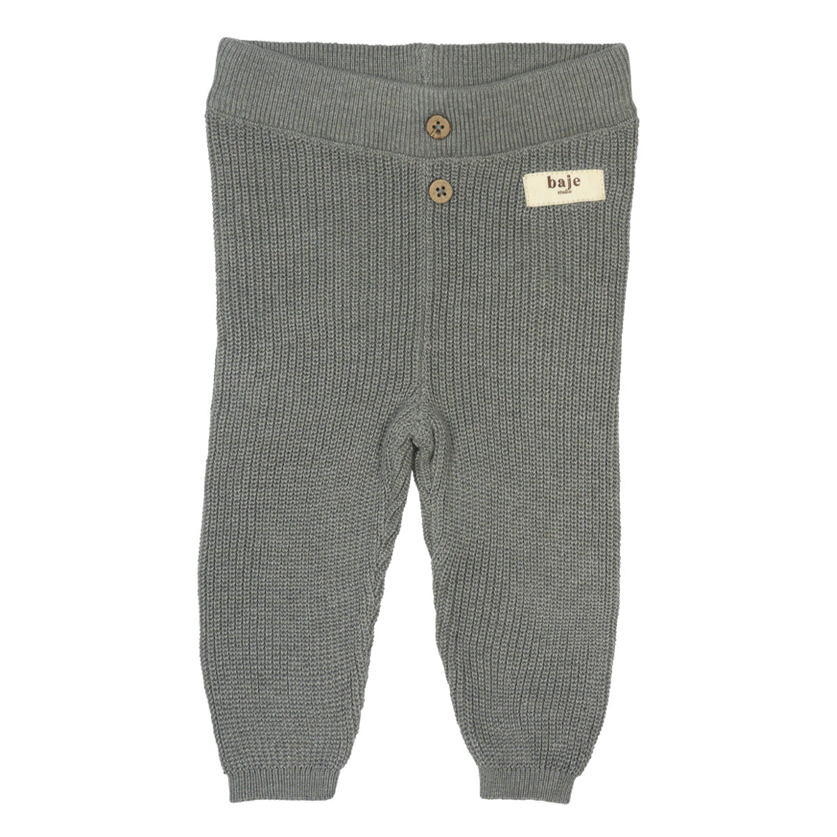 Knitted pants Brawdy - greyish blue