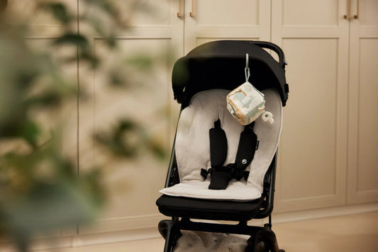 Jollein - buggy/wandelwagen inlegger badstof - nougat