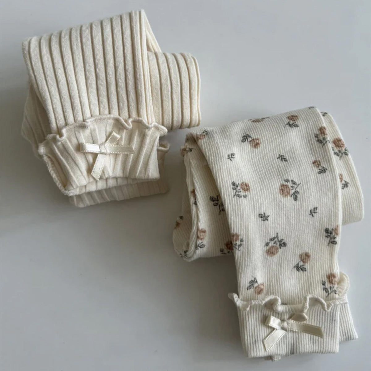 Camellia legging ~ flower ivory