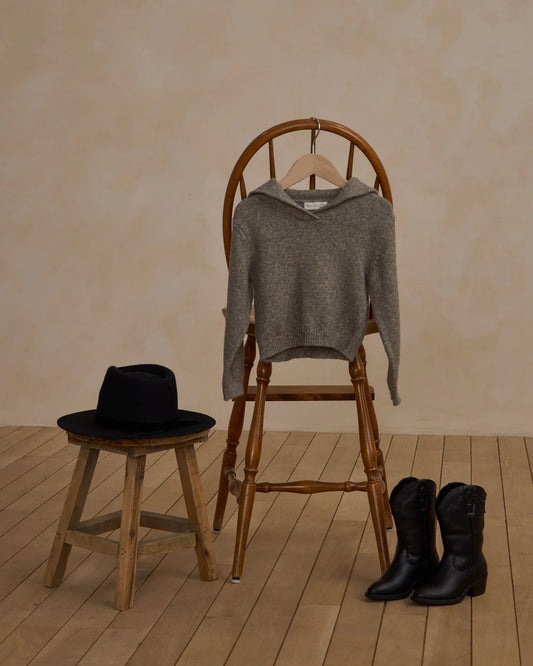 Rylee + Cru - pullover Cash - heathered laurel