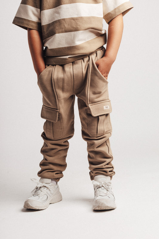 Baje Studio - pants Caude - taupe cafe