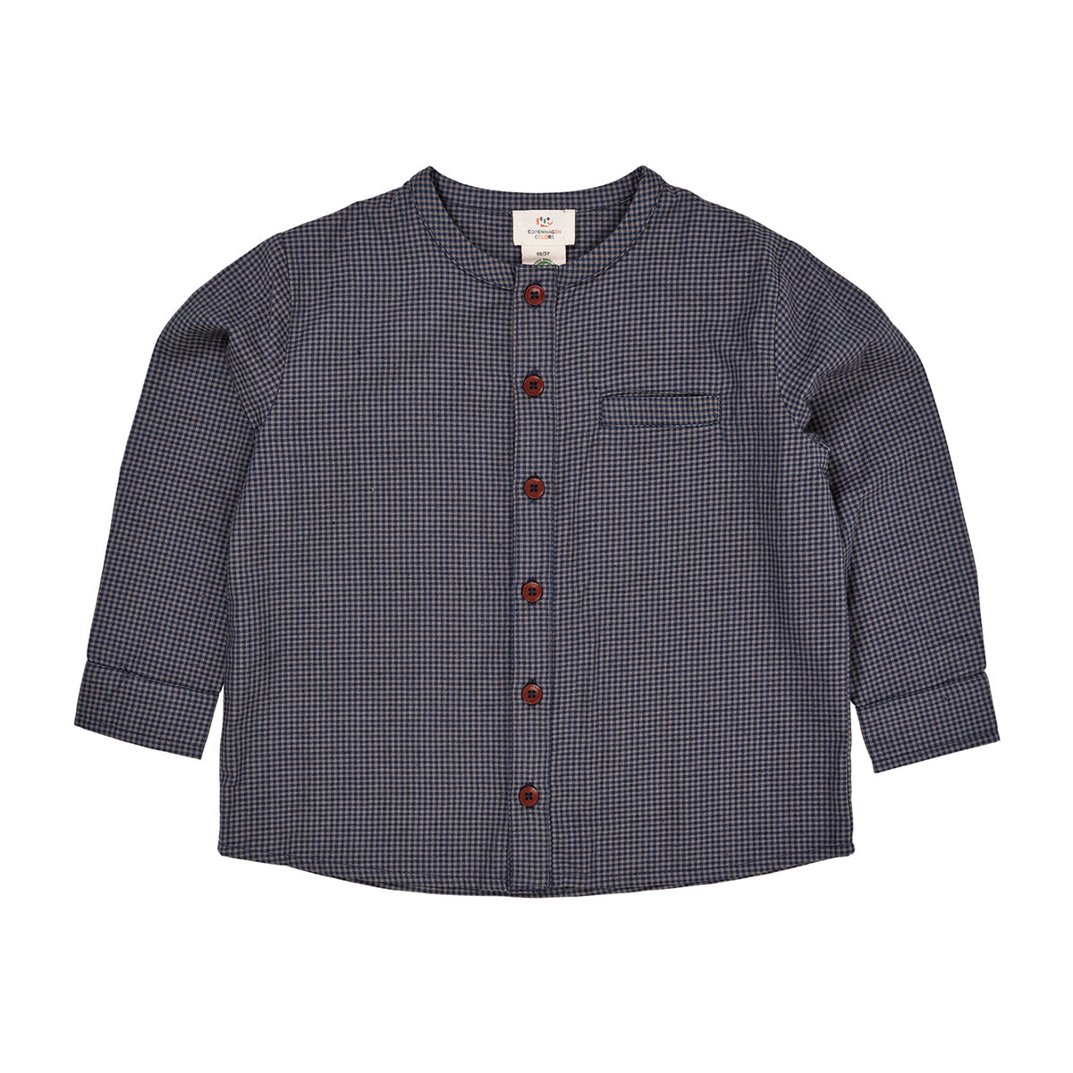 Check shirt blouse - navy