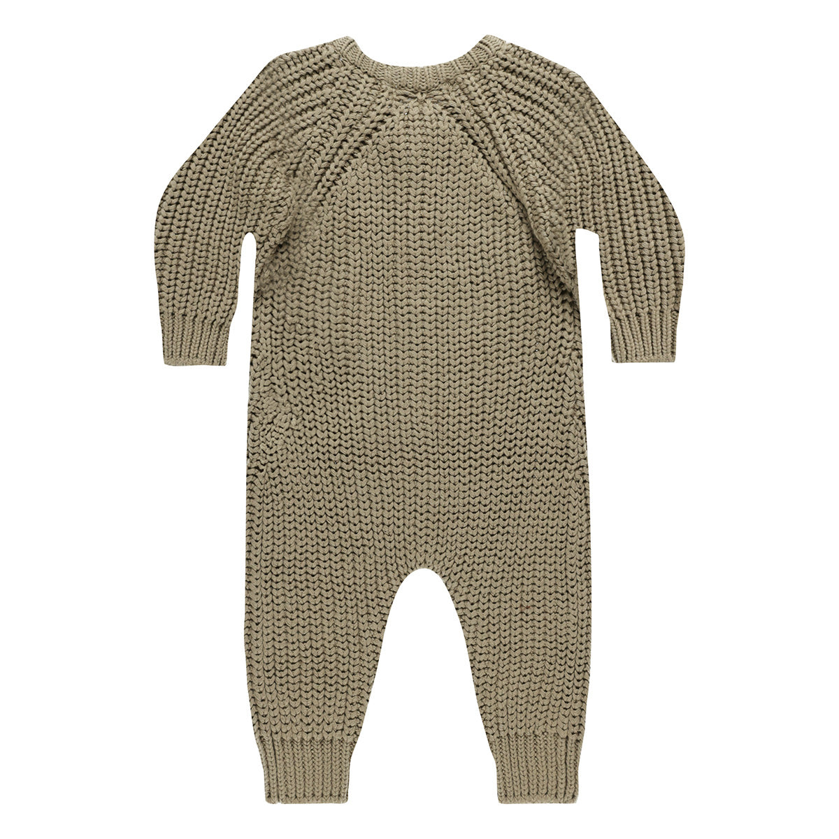 Chunky knit jumpsuit - olive