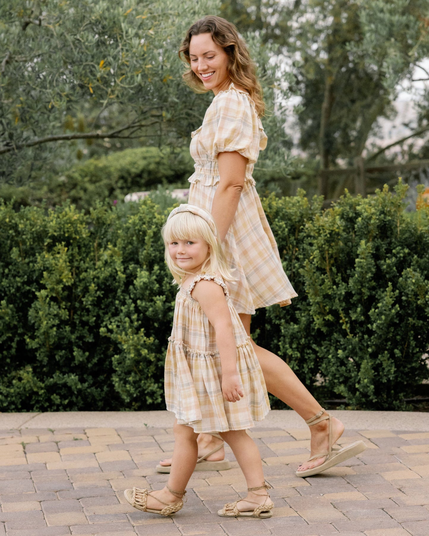 Rylee + Cru - dress Cicily - pastel plaid