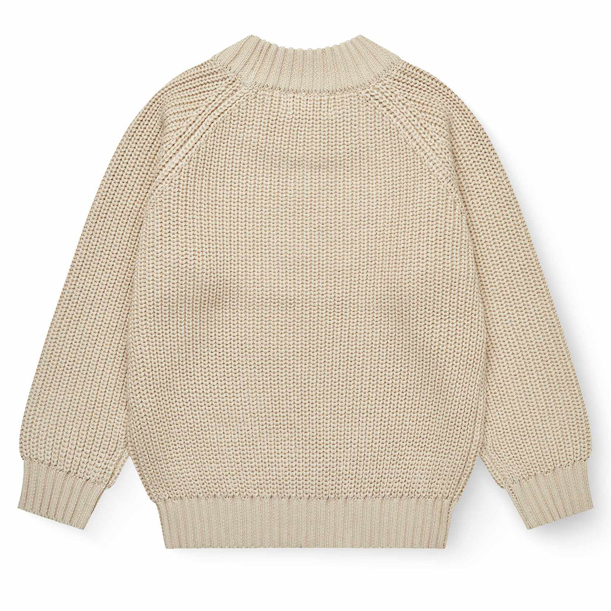 Copenhagen Colors - knitted classic rib jumper - beige