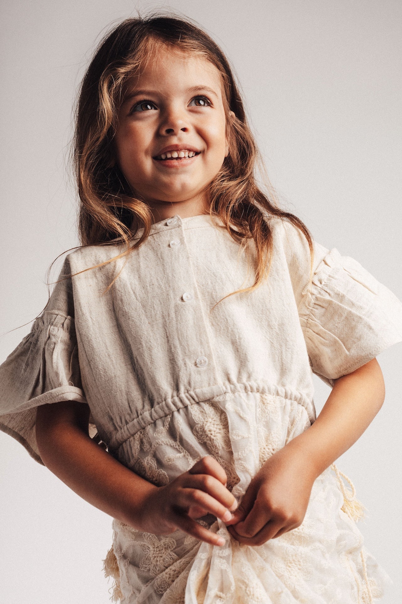 Baje Studio - dress Claudie - white coconut