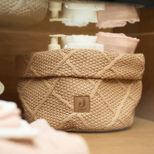 Commodemandje Check Knit - biscuit