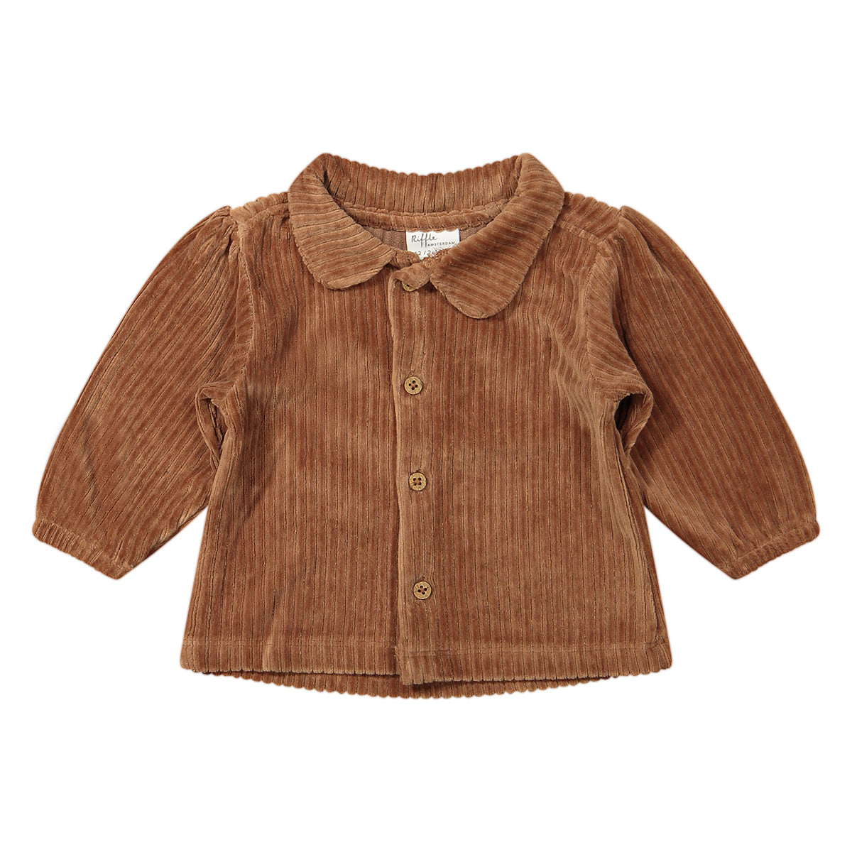 Corduroy blouse Cleo - brown