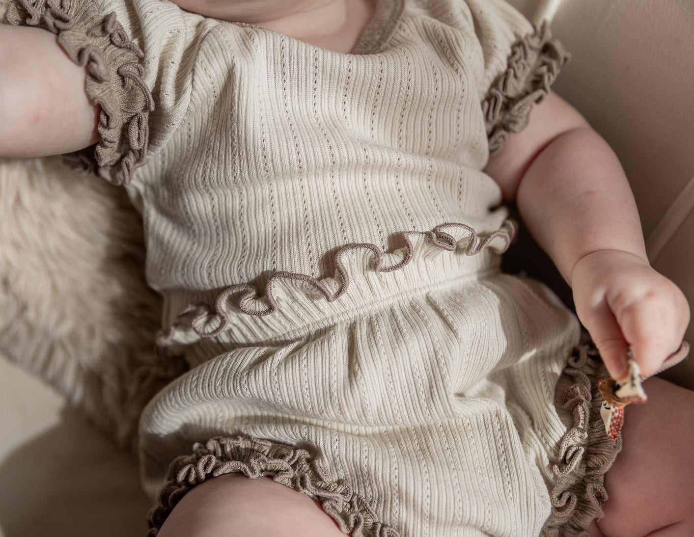 Peekaboo - romper Marron - beige