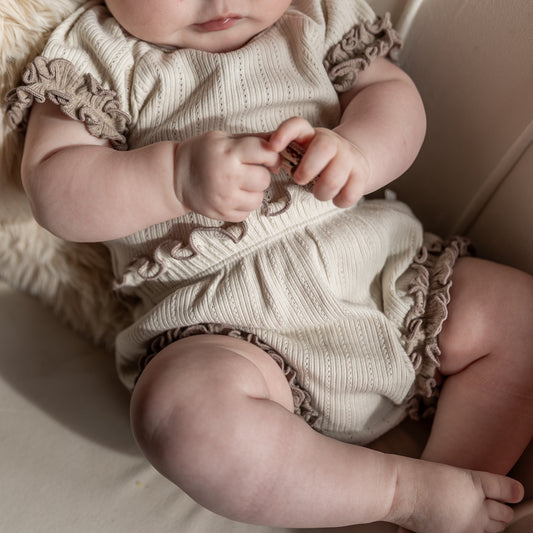 Peekaboo - bloomer Marron - beige