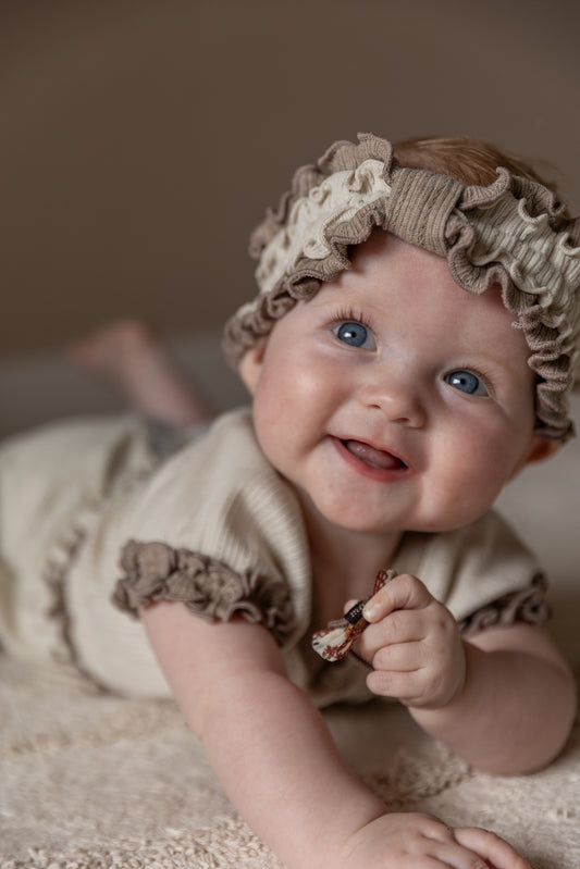 Peekaboo - hairband Marron - beige