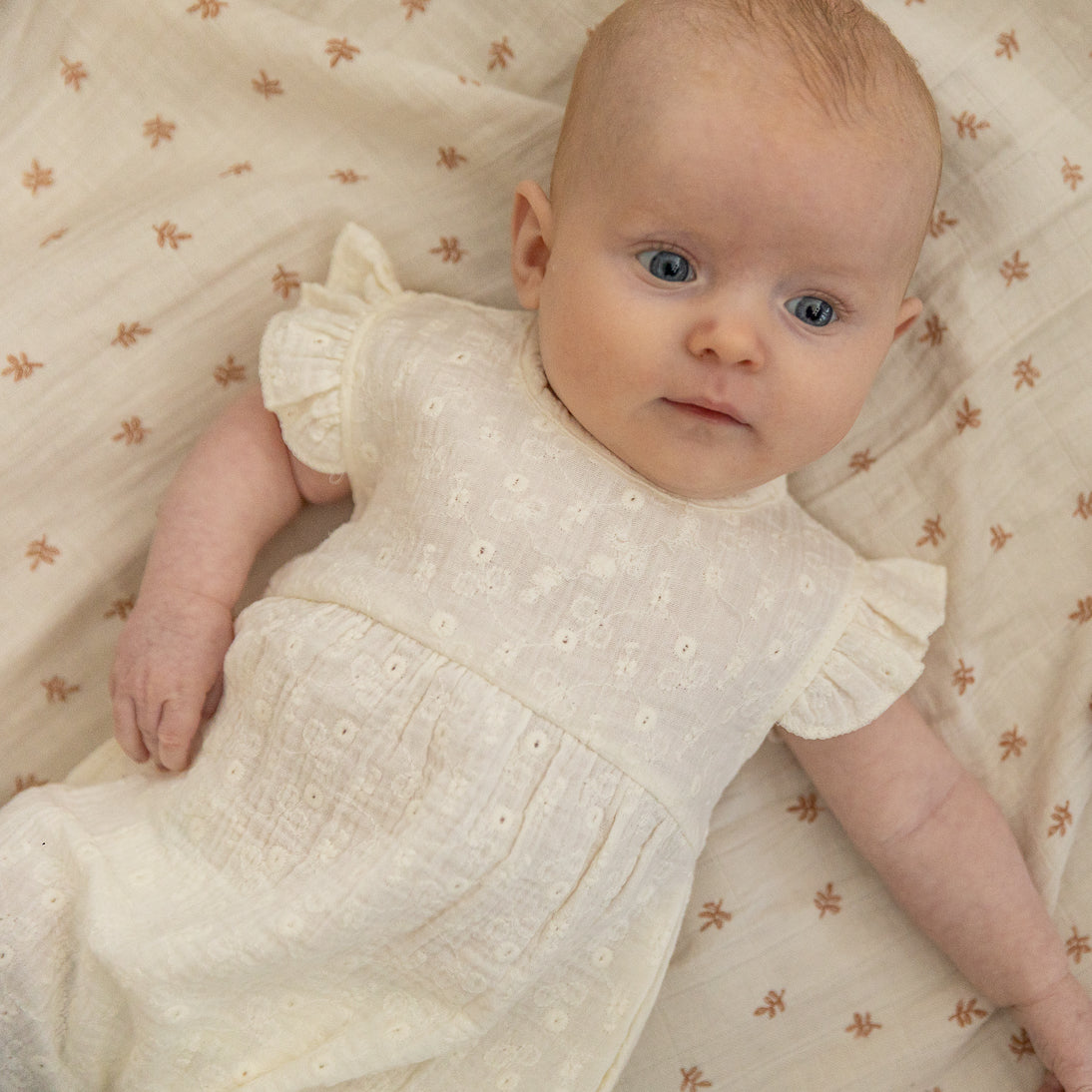 Riffle Amsterdam - suit Ginny - woven white embroidery
