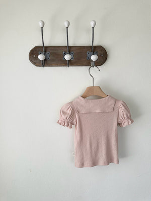 Monbebe - bow tie tee - pink