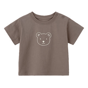 Animal tee - teddy bear - brown