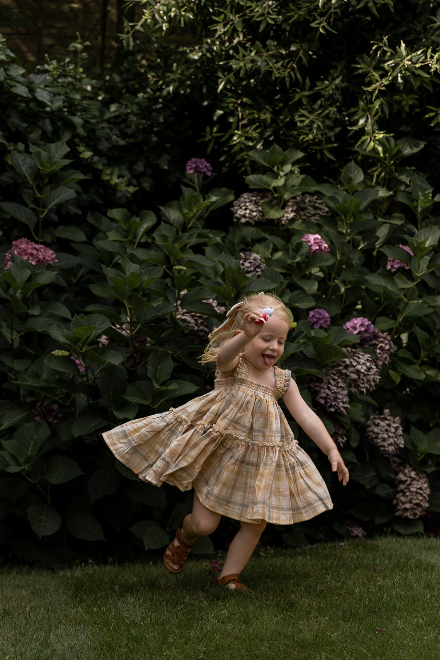 Rylee + Cru - dress Cicily - pastel plaid