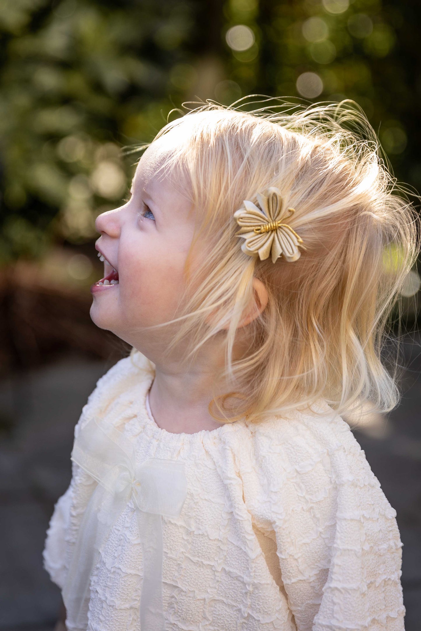 Margaret Ribbon dress ~ ivory