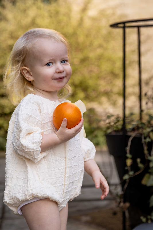 Margaret Ribbon bodysuit - ivory
