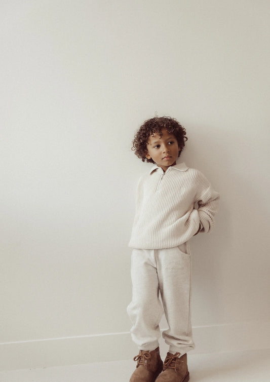 Two You Label - Cozy Club pants puffed- oat