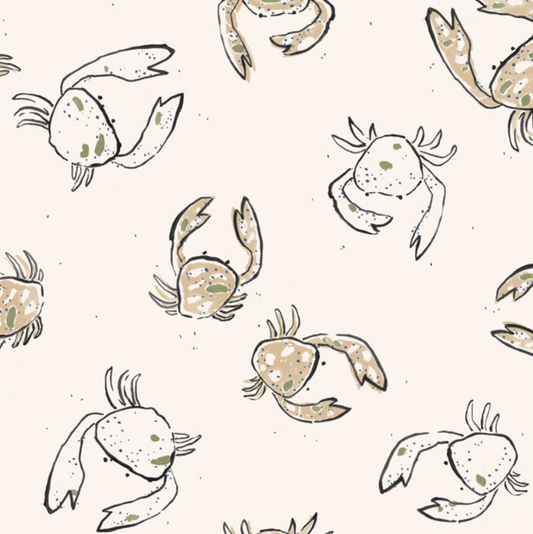 Play Up - T-shirt crab - ecru