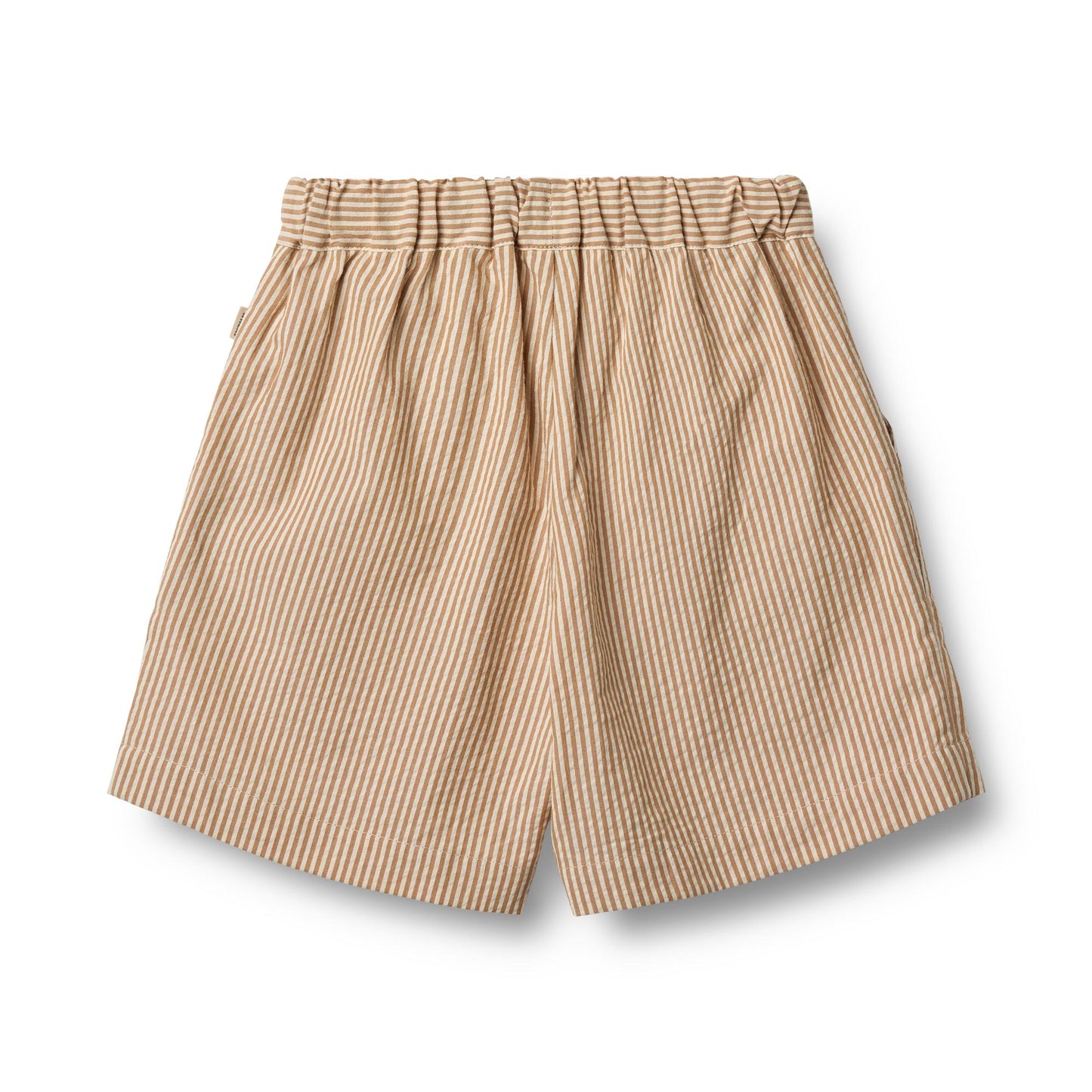Seersucker shorts Cuba - caramel stripe