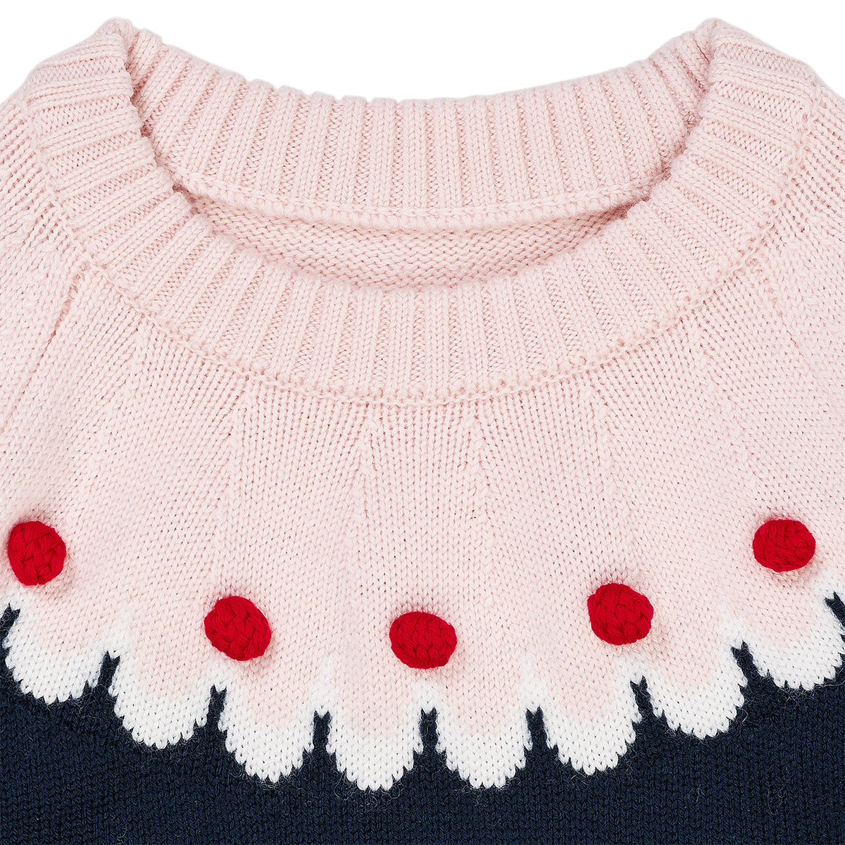 Cupcake classic jumper - navy/pink combi