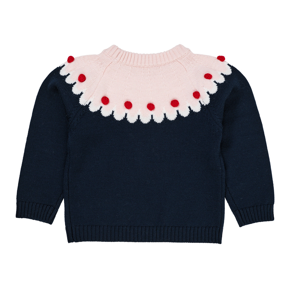 Cupcake classic jumper - navy/pink combi