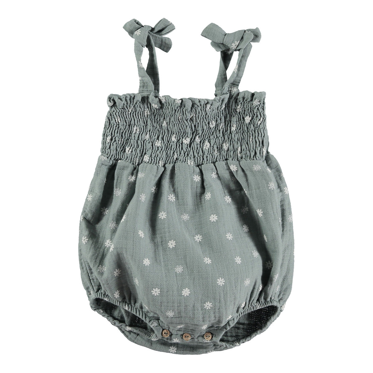 Daisy romper - blue gray