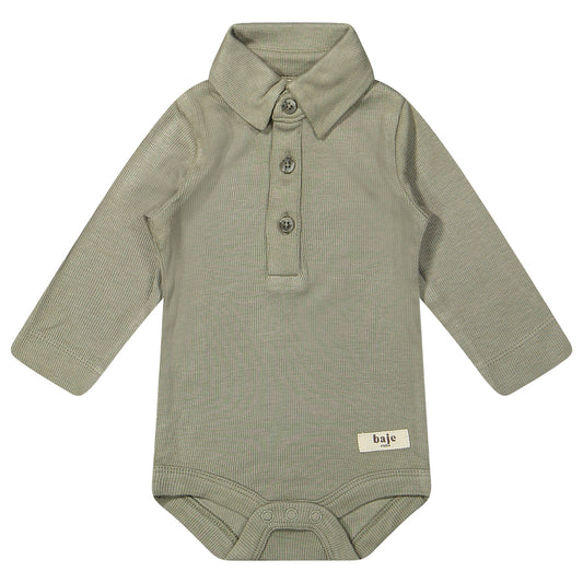 Baje Studio - polo romper Davos - green moss