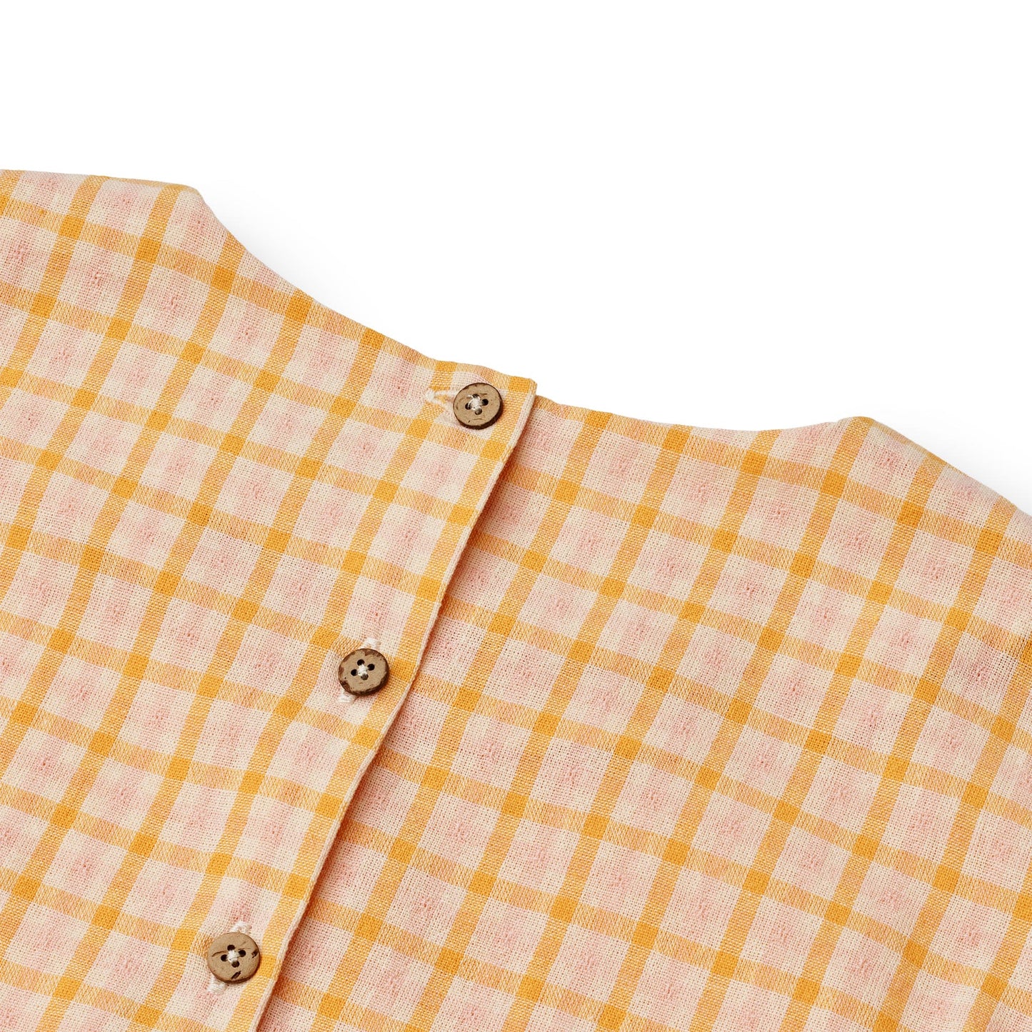 Dress Magda - yellow check