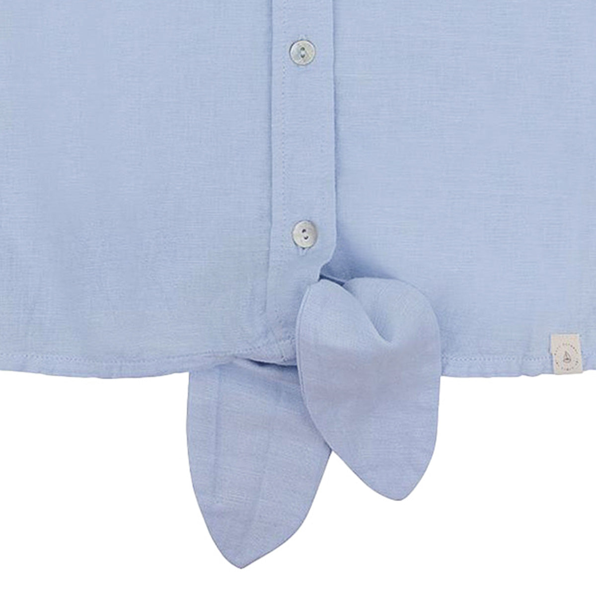 Navy Natural - blouse Faye - light blue