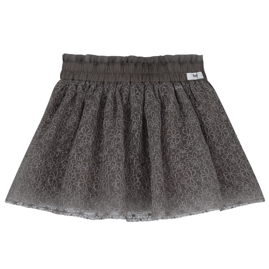 Baje Studio - tule flower skirt Fey - grey steel