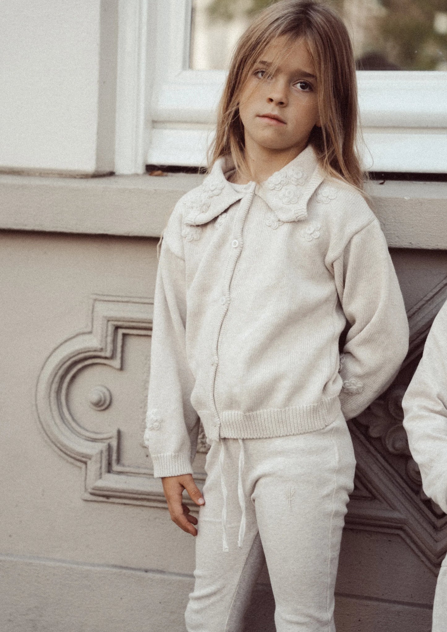 Two You Label - flora cardigan - oat