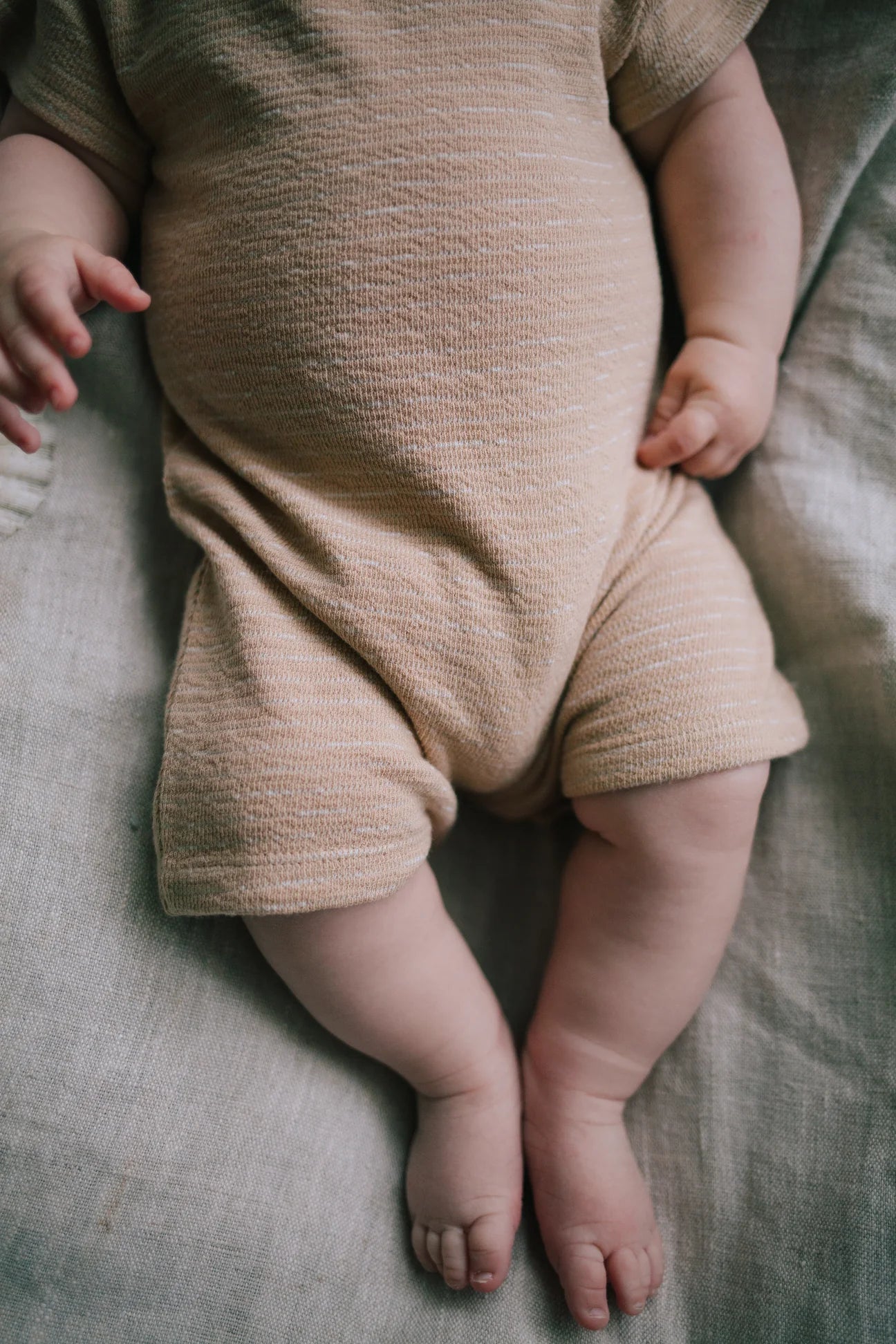 Terry suit Gael - beige stripe