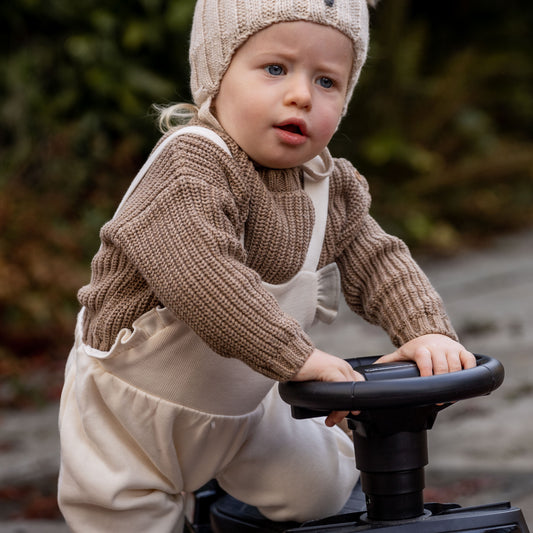 Tocoto Vintage - gebreide trui  - lichtbruin